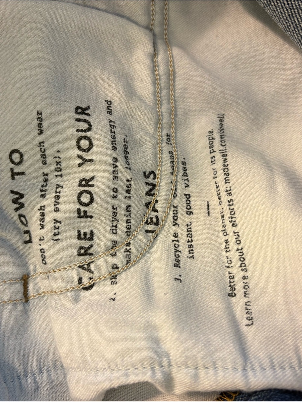 Madewell Distressed Mid-Blue Denim Cutoff Shorts - Picture 5 of 7